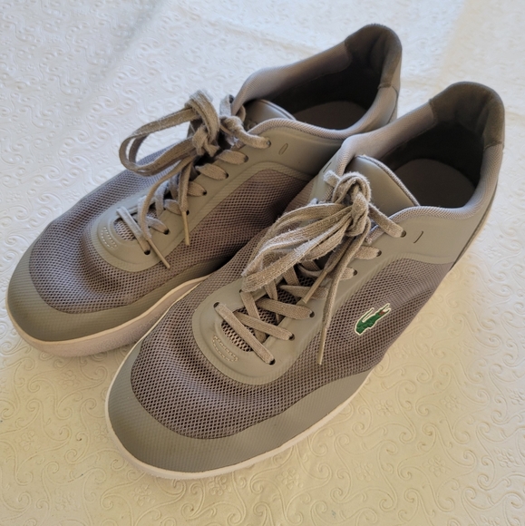 Lacoste Mens sz10 Court Minimal Sport Sneakers Grey - Picture 6 of 11